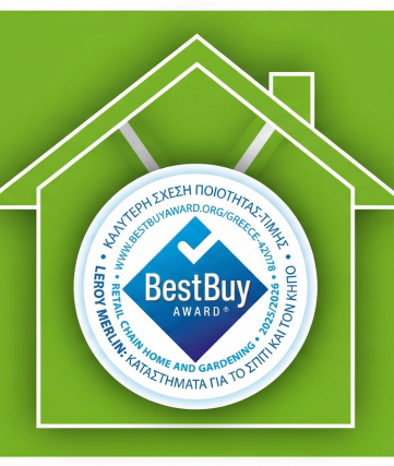 Best Buy Award για τη LEROY MERLIN: 1η στη σχέση  ποιότητας-τιμής σε Ελλάδα και Κύπρο